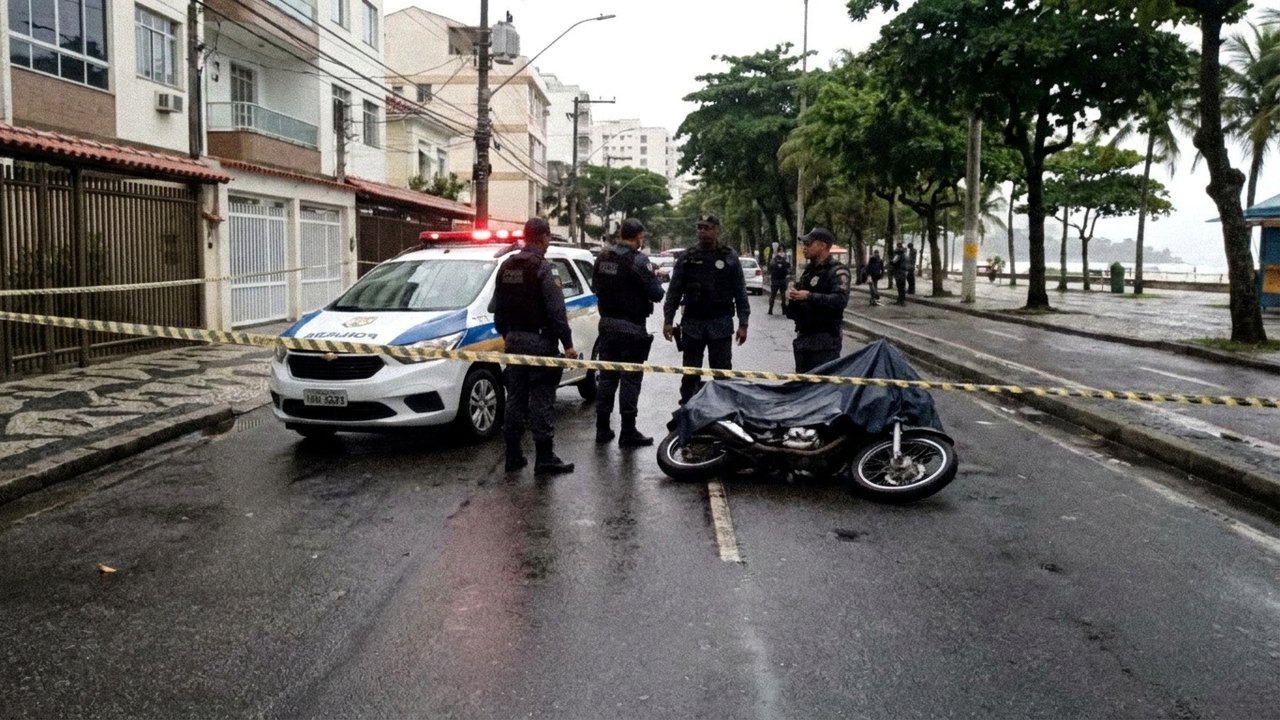 Motociclista morre após ser baleado por PM durante abordagem em Icaraí, em Niterói