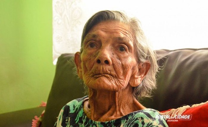 Filomena Maria da Conceição durante entrevista ao Portal da Cidade Douradina