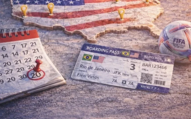 Procura por vistos americanos dispara com a proximidade da Copa do Mundo de 2026