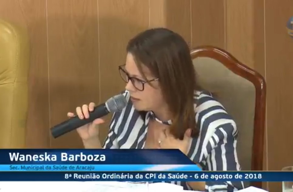 Waneska Barboza / Foto: Reprodução da TV Câmara