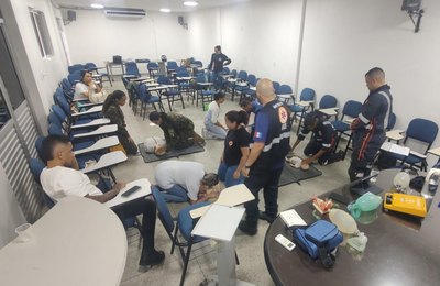 Curso do Samu prepara profissionais para atendimento de urgência e emergência pré-hospitalar móvel