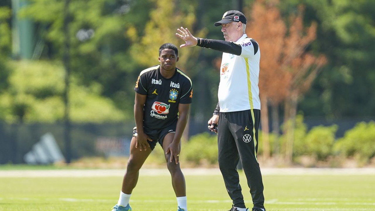 Ancelotti admite mudanças contra o Haiti e desconversa sobre Endrick