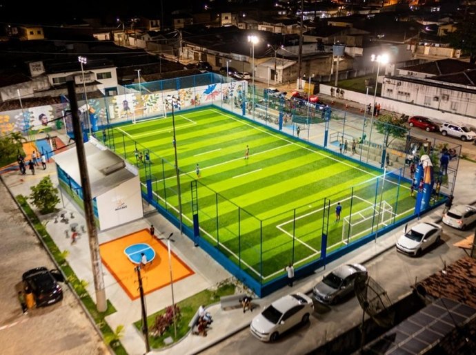 Nova Areninha da parte alta de Maceió amplia oportunidades de esporte e lazer no Antares
