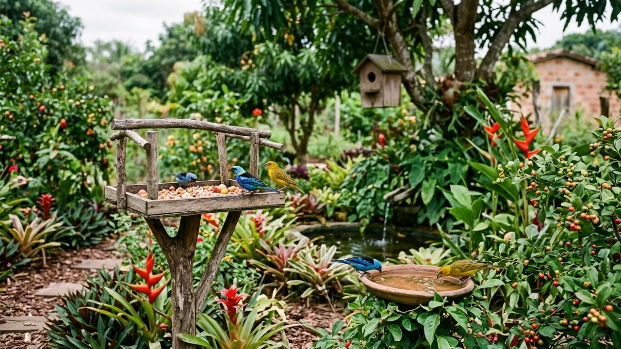 O que atrai os pássaros? Veja como transformar seu quintal ou jardim em refúgio para eles