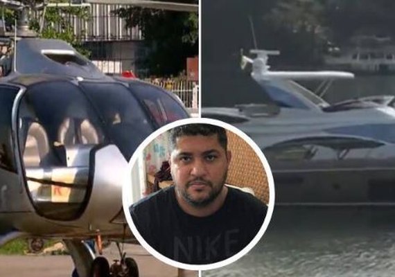 Justiça manda devolver helicóptero de R$ 7 milhões, lancha e mansão a chefão do PCC