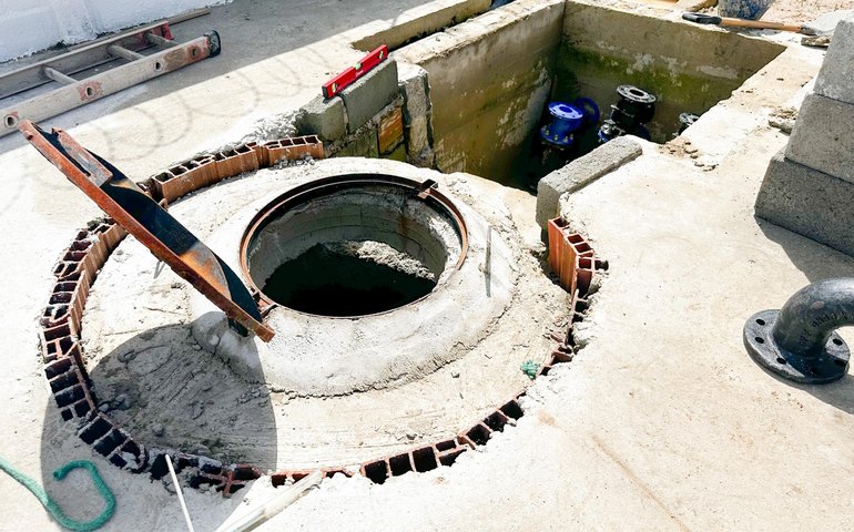 Em Maragogi, obras da Seinfra de esgotamento sanitário estão 90% prontas