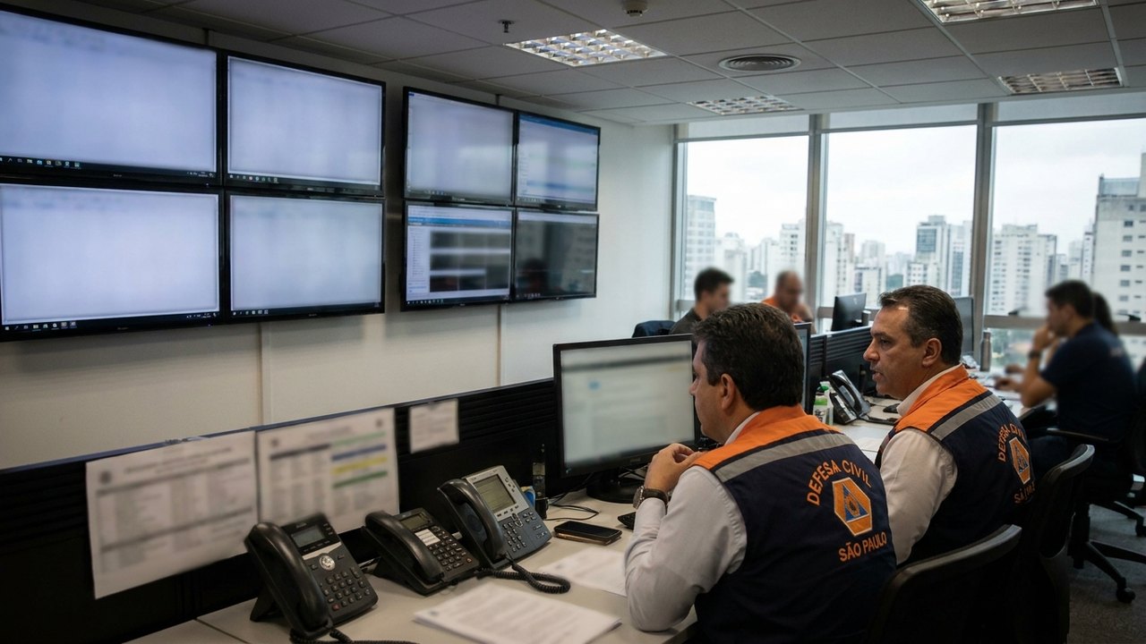 Defesa Civil de SP suspende alertas após suspeita de invasão hacker