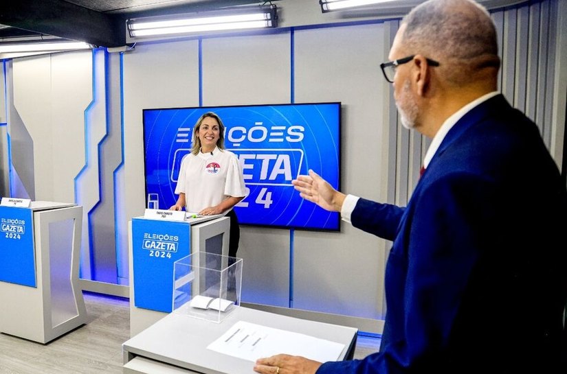 Durante debate da Gazeta, Thais Canuto mostra que está pronta e preparada para ser prefeita de Pilar