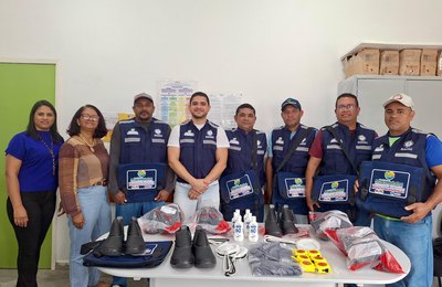 Saúde de Branquinha entrega novos fardamentos e EPIs aos Agentes de Saúde, Endemias e Vigilância Sanitária