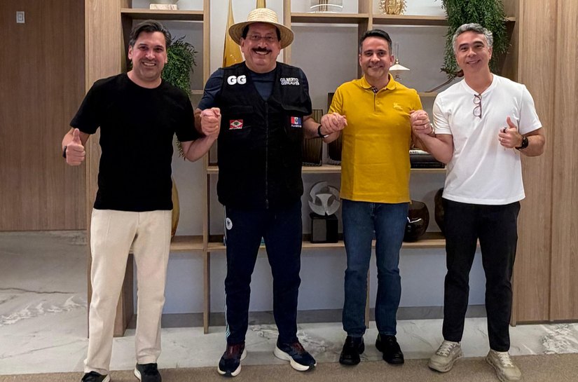 Gilberto Gonçalves confirma pré-candidatura a federal depois de reunião neste domingo na casa de Paulo Dantas