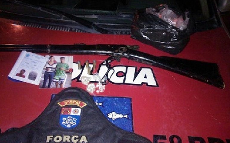 PM apreende mais três armas de fogo em Maceió