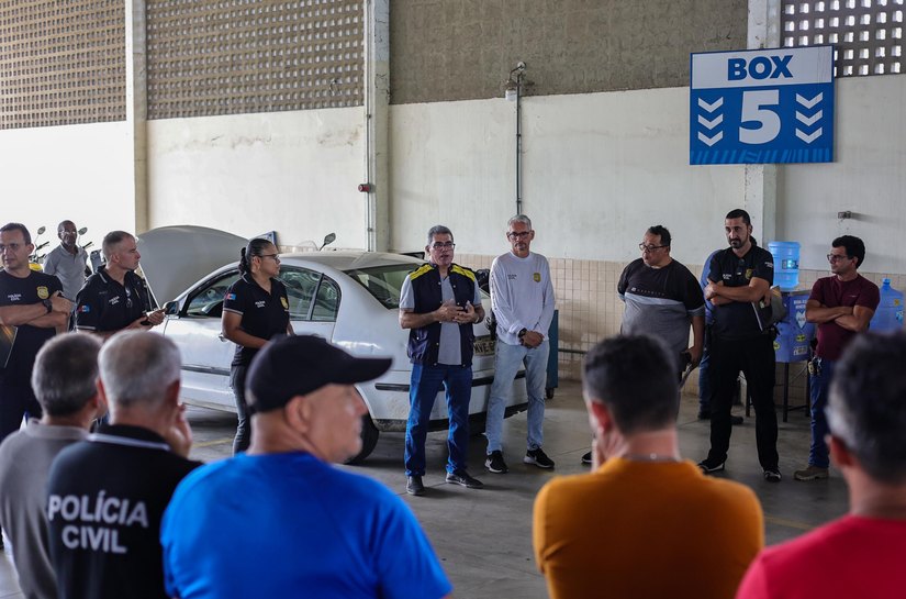 Detran faz treinamento sobre vistoria de identificação veicular para a Polícia Civil de Alagoas