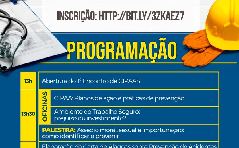 Workshop promove segurança no trabalho em Alagoas