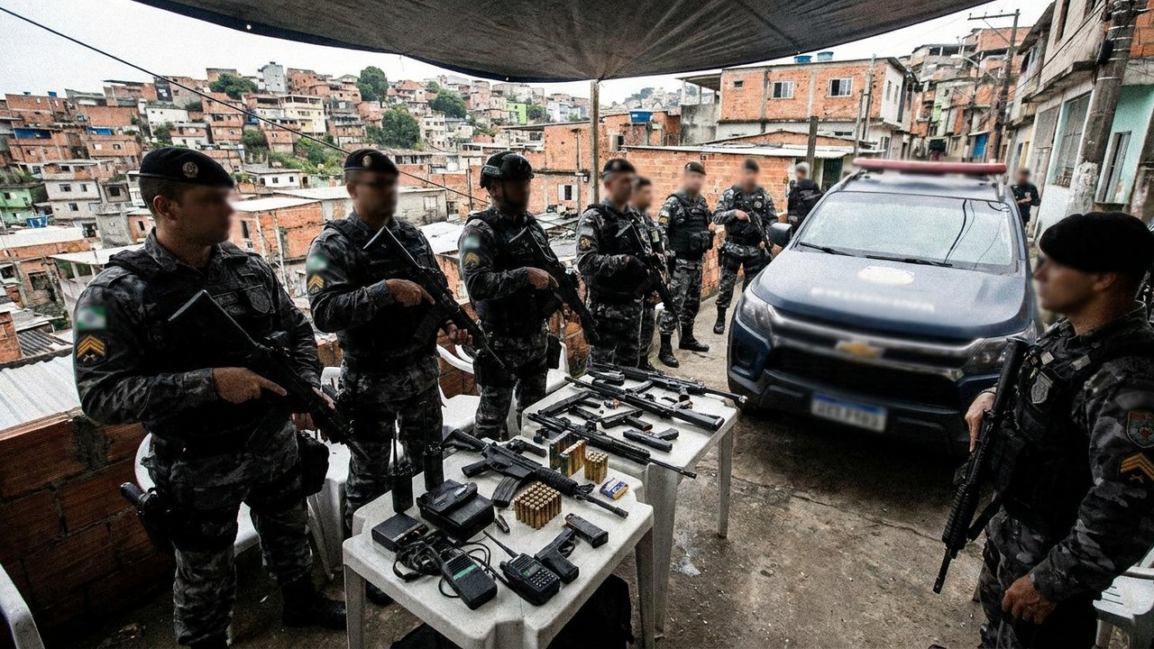 Polícia prende foragido e apreende fuzil e granadas em operação no Rio