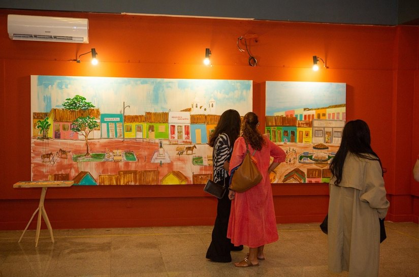 Exposição ‘Entre o Mar e o Sertão, tem o Mangue’ pode ser visitada até 30 de agosto no Teatro Deodoro