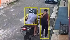 Assalto À estudante. / Foto: Reprodução/Redes Sociais