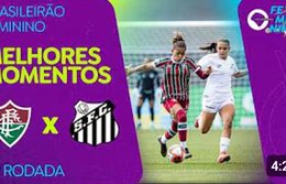 MELHORES MOMENTOS: FLUMINENSE 0 X 2 SANTOS | BRASILEIRÃO FEMININO | 10ª RODADA