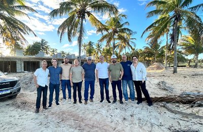 Coruripe recebe representantes da CVC em visita técnica às obras do Vila Galé