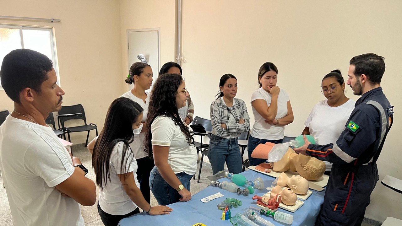 Samu realiza Curso de Atendimento Pré-Hospitalar Básico para técnicos de enfermagem e condutores socorristas