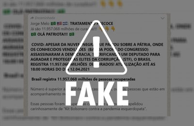 Ao contrário do que diz mensagem falsa, hospitalização por Covid-19 reduziu entre idosos