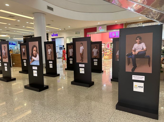 Mês do Autismo: Parque Shopping sedia a exposição “O Autismo Não tem Cara'