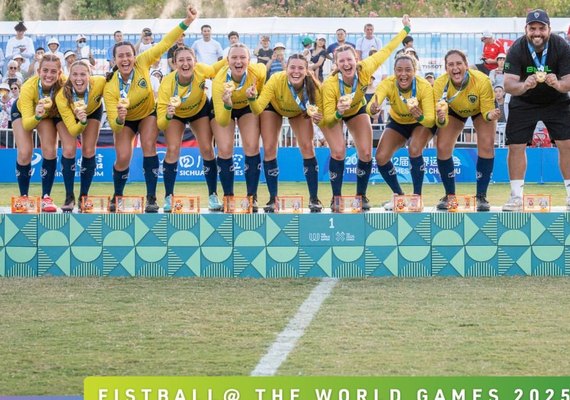 Brasil é campeão masculino e feminino de punhobol nos Jogos Mundiais