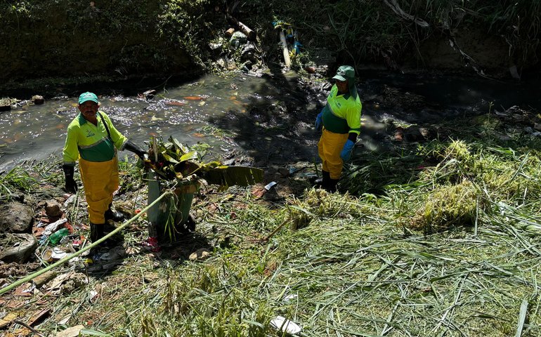 Alurb inicia mutirão de limpeza em grotas da capital nesta segunda-feira(1°)