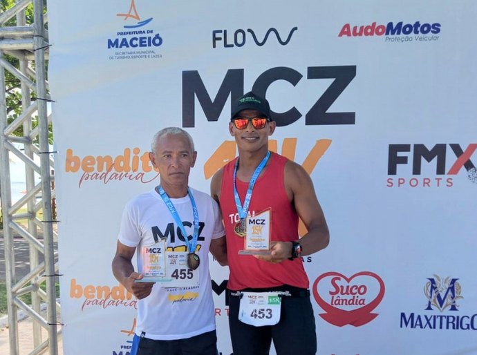 Guardas municipais conquistam pódio em corrida de rua na praia de Pajuçara