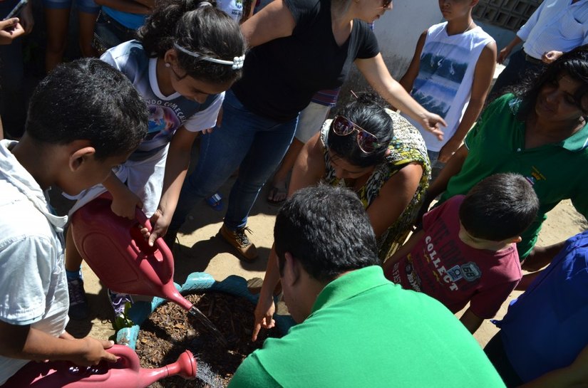 Meio ambiente: escola municipal João Sampaio recebe o Projeto Plantar