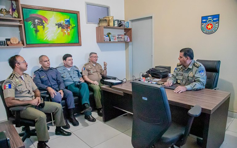 PM de Alagoas apresenta sistemas informatizados à comitiva da Polícia Militar do Maranhão