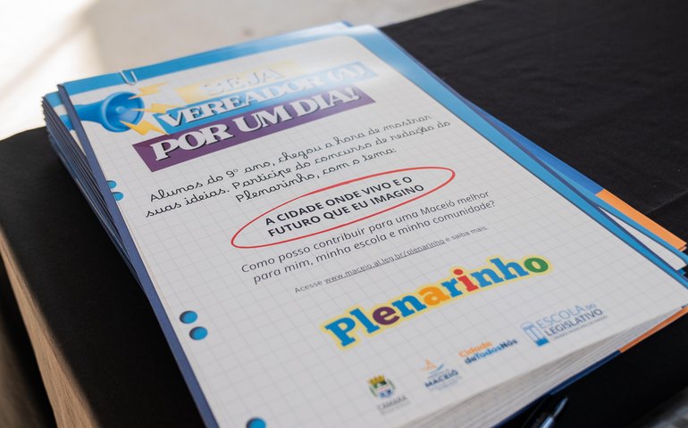 Escola Municipal Tradutor João Sampaio é palco de lançamento do Programa Plenarinho