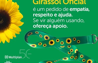 Cordões de Girassol para deficiências ou condições ocultas são distribuídos no Parque Shopping