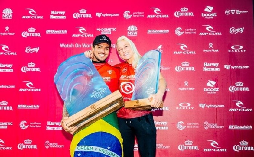 Casos de covid-19 fazem Gabriel Medina e Tati Weston-Webb abandonar o ISA Games