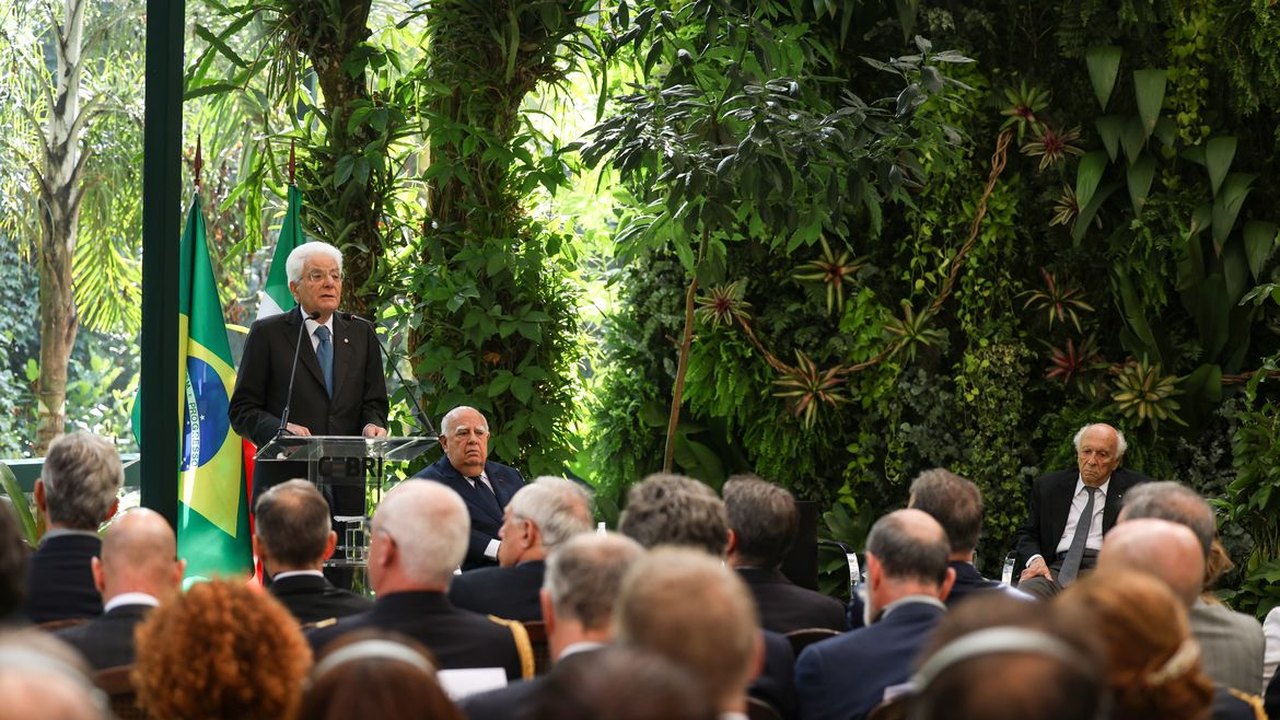 Brasil e a Itália convergem em questões mundiais, diz Mattarella