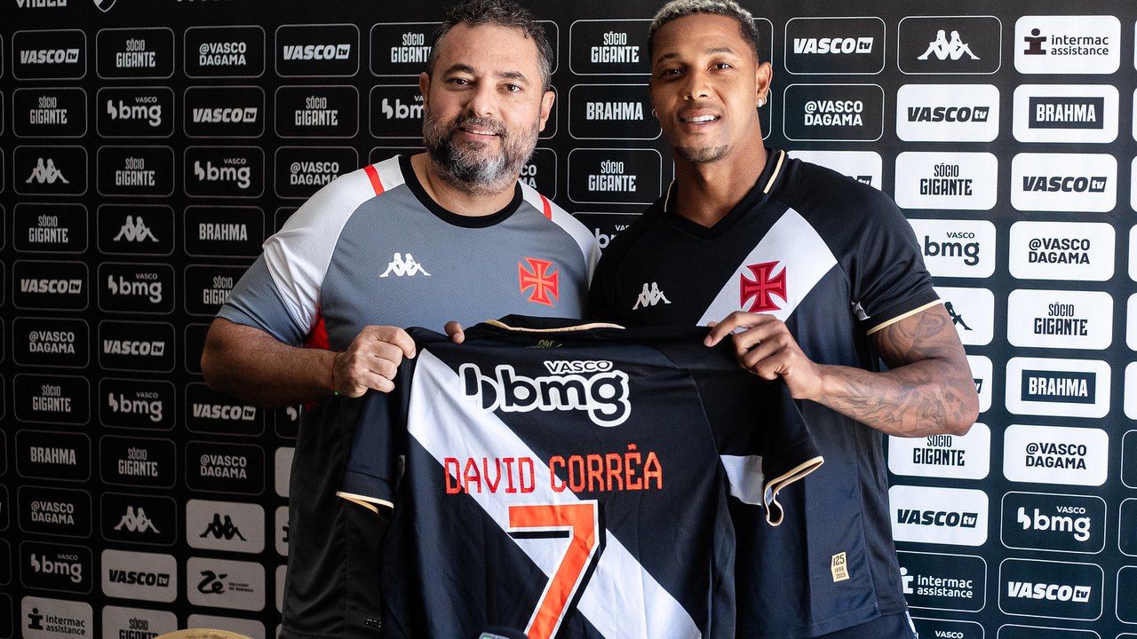 David vê chance de crescimento no Vasco e destaca paixão da família pelo clube