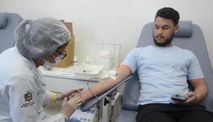 Candidato à doação de sangue deve ter entre 16 e 69 anos de idade e peso mínimo de 50 quilos / Foto: Olival Santos/Ascom Sesau