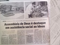 Assembleia de Deus em Alagoas é destaque em Assistência Social ao Idoso