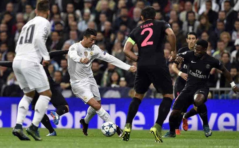 Com 2 de Cristiano Ronaldo, Real vence PSG por 3 a 1