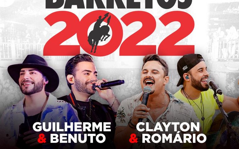 Lançamento da Festa do Peão de Barretos terá shows com Guilherme &#038; Benuto, Clayton &#038; Romário e convidados no Villa Country, em São Paulo