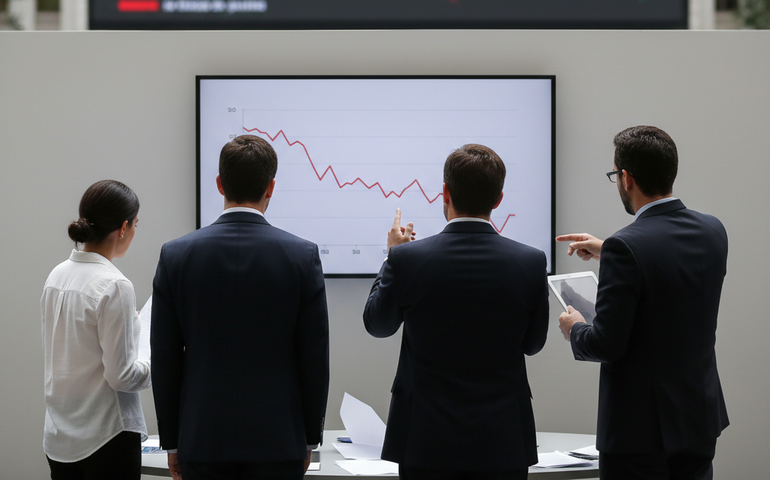 Ibovespa recua em meio a preocupações fiscais e cenário político incerto