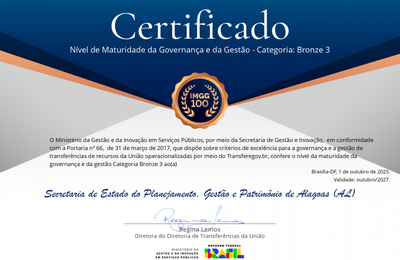 Seplag é reconhecida nacionalmente por excelência em governança e gestão pública