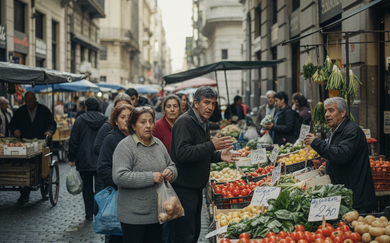 Inflação na Argentina sobe 2,8% em dezembro e fecha 2023 com alta de 31,5%