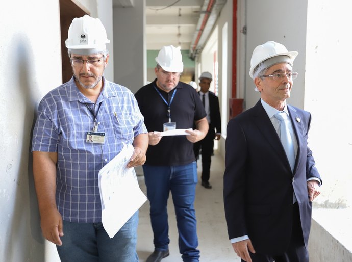 Fábio Bittencourt visita obras do novo centro administrativo do TJAL