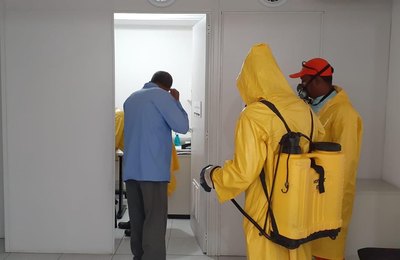 Sede do Iprev passa por sanitização nesta sexta-feira (28)