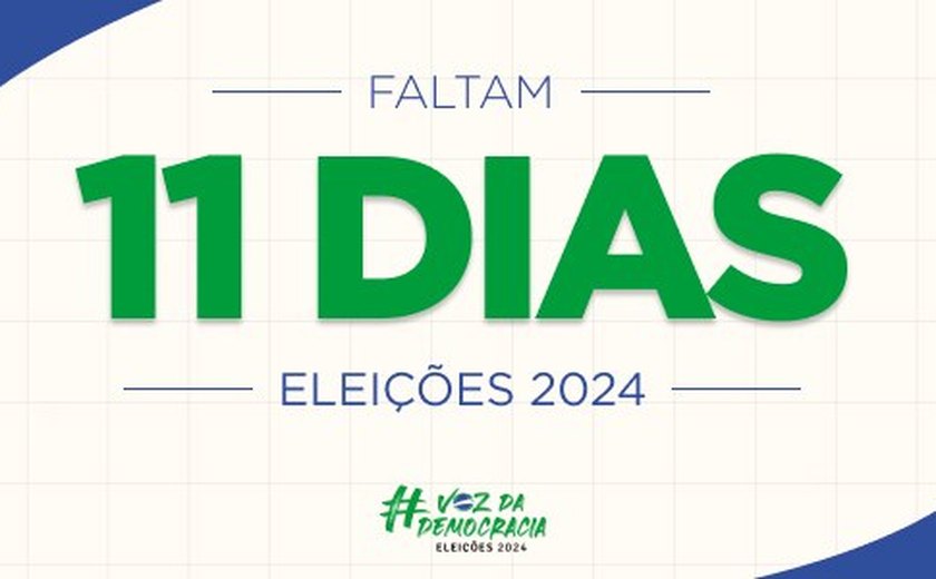 Faltam 11 dias: confira quem tem prioridade na fila de votação