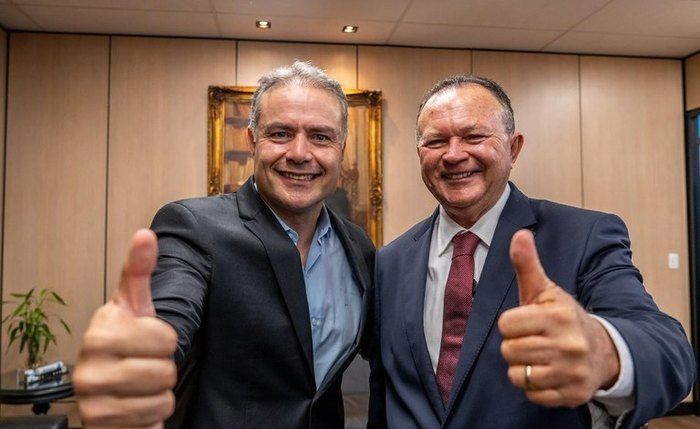 Renan Filho e o governador do Maranhão, Carlos Brandão