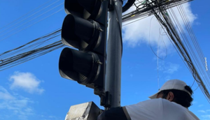 SMTT realiza manutenção em semáforos da capital / Foto: SMTT