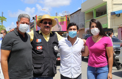 Rodrigo Valença acompanha inaugurações de obras em Rio Largo