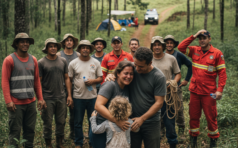 Menina de 4 anos desaparecida em MG é encontrada com vida após 48 horas de buscas