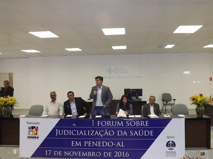 1º Fórum de Judicialização da Saúde é realizado em Penedo